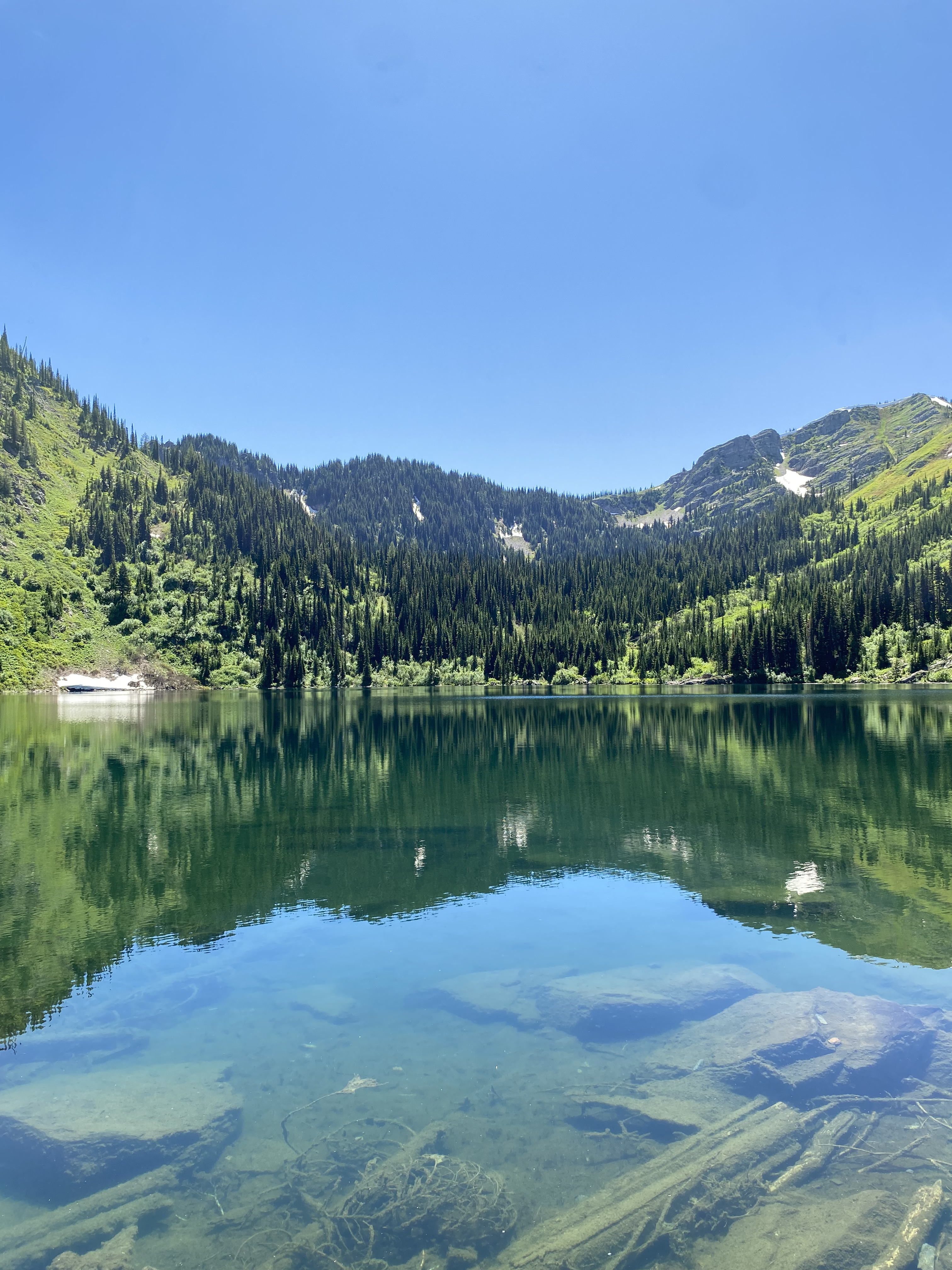 Stevens Lake backdrop