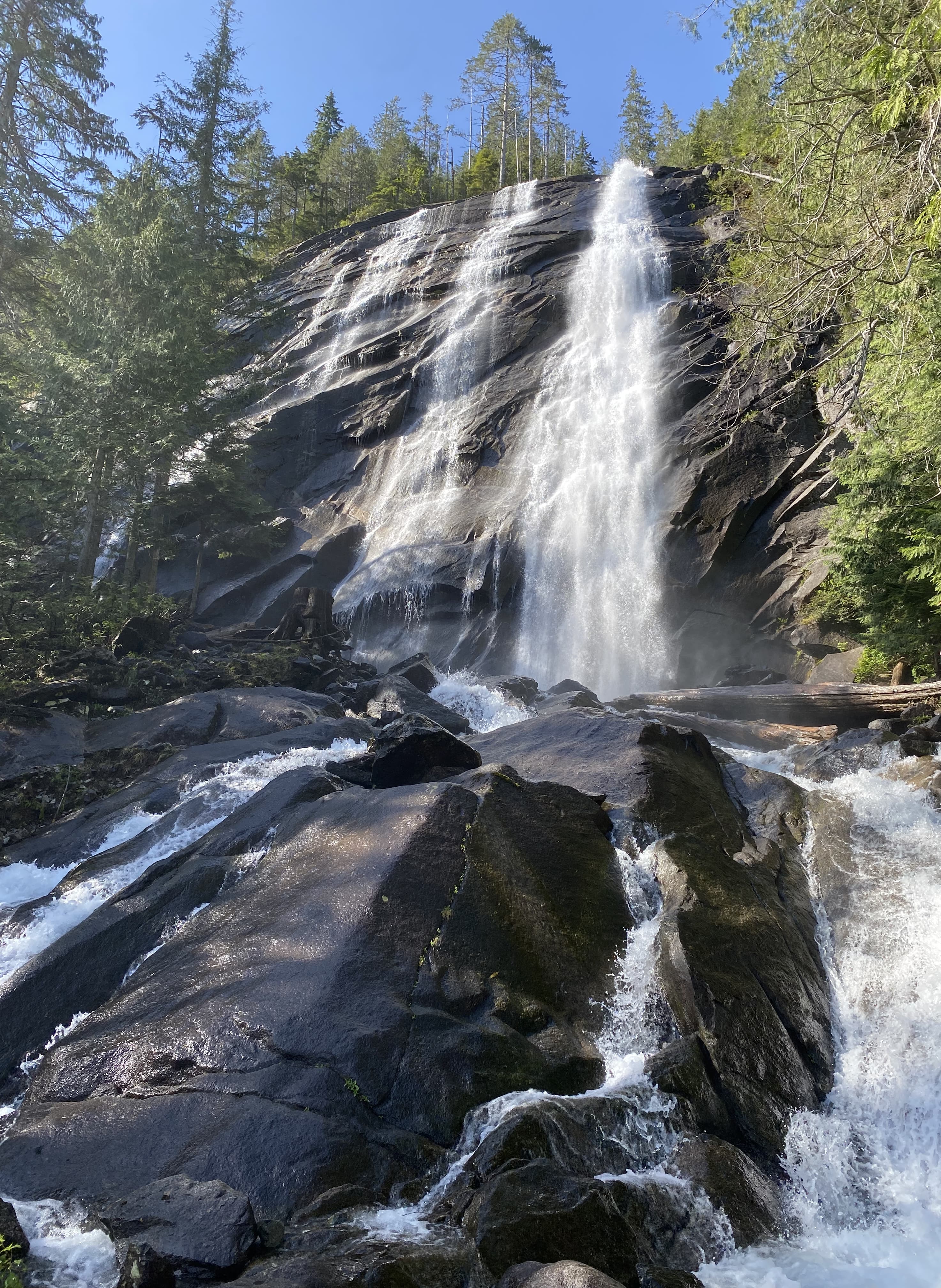 Bridal Veil Falls backdrop