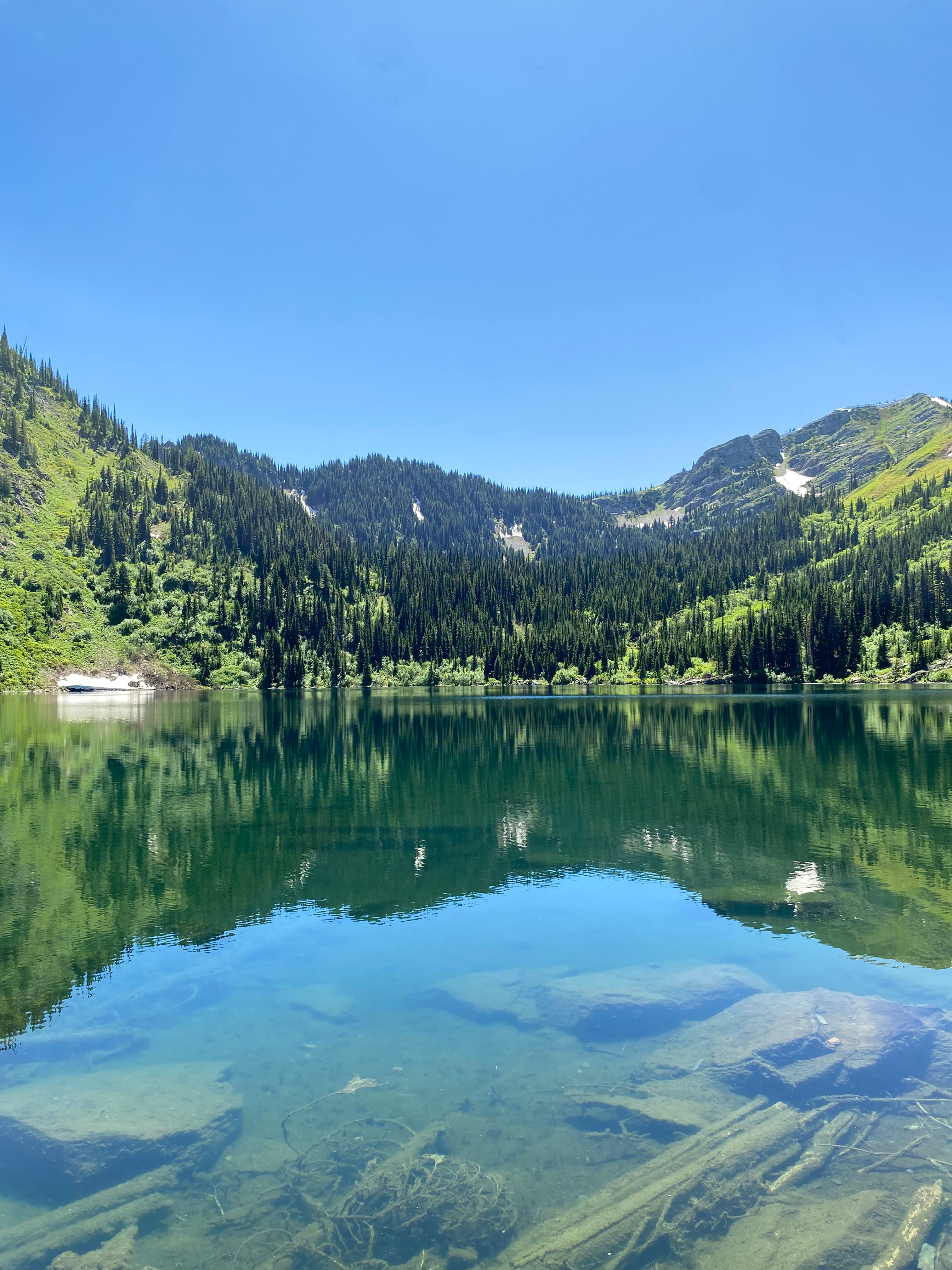 Stevens Lake backdrop