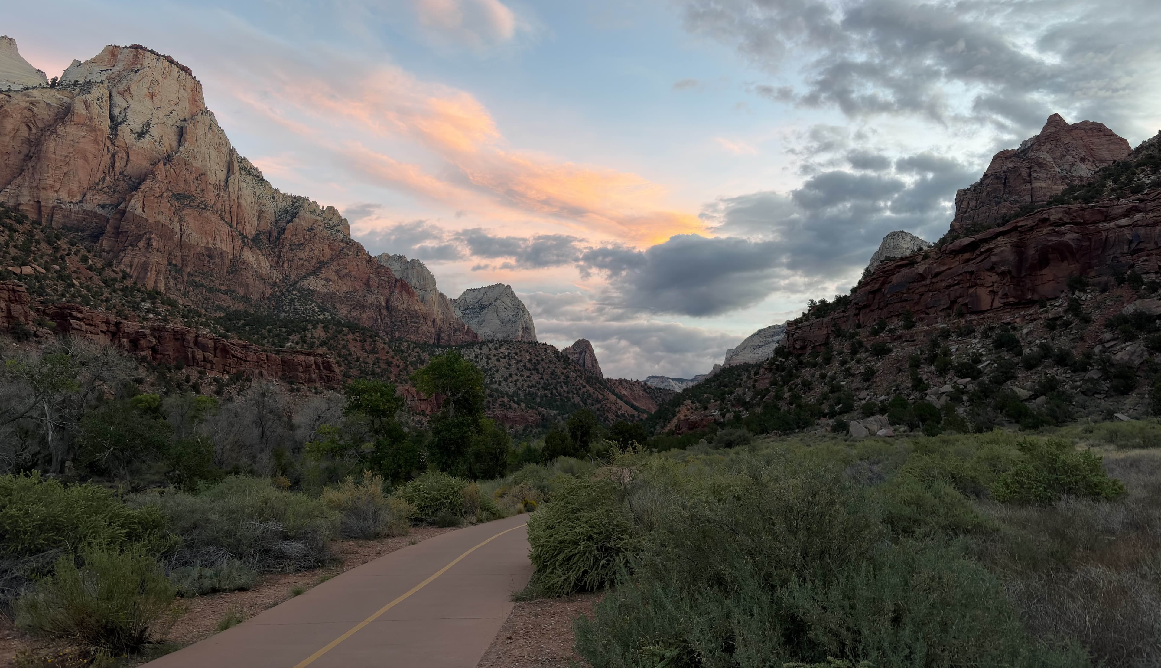 Zion National Park backdrop